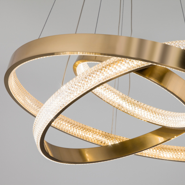 картинка Подвесная люстра светодиодная с пультом и управлением смартфоном регулировкой яркости Smart Posh 90276/3 от магазина BTSvet