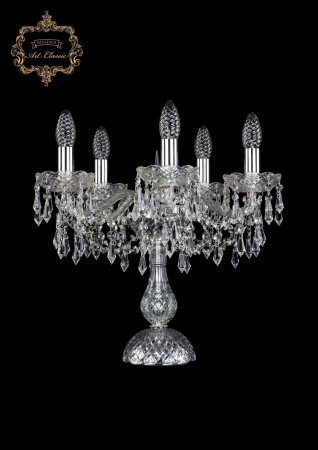 Хрустальная настольная лампа 12.23.5.141-37.Cr.Dr