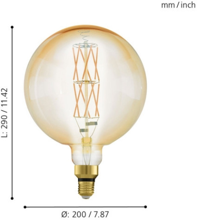 картинка Лампочка светодиодная филаментная Lm_led_e27 11687 от магазина BTSvet