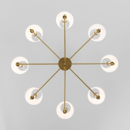картинка Потолочная люстра на штанге Eurosvet Conso 60145/8 латунь от магазина BTSvet