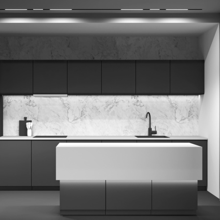 картинка Трековый светильник магнитный 48V светодиодный Basis TR074-2-12W4K-B от магазина BTSvet