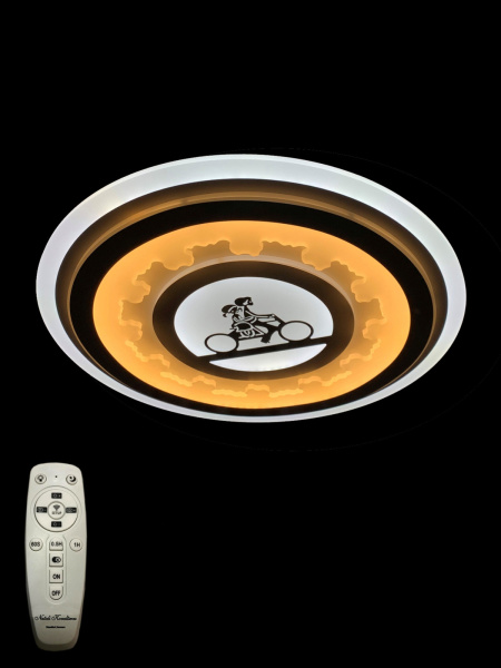 картинка Детский настенно-потолочный светодиодный светильник с пультом LED LAMPS 5600 от магазина BTSvet