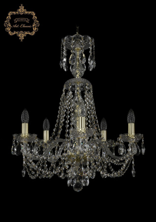 Хрустальная подвесная люстра 11.11.5.195.XL-68.Gd.Sp