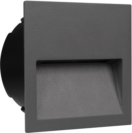 Фасадный светильник светодиодный LTD-TRAIL-S115x115-4W Warm3000 (GR, 70 deg, 230V) (Arlight, IP65 Металл, 3 года) 029963