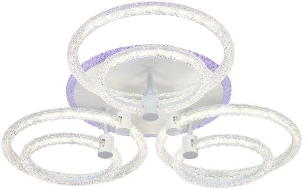 картинка Потолочная люстра светодиодная с пультом Escada ICE 10204/6LED BL от магазина BTSvet