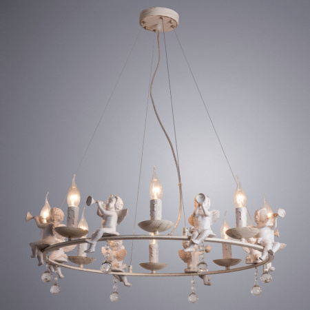 картинка Подвесная люстра Amur A1133SP-8WG от магазина BTSvet