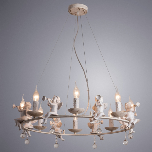 картинка Подвесная люстра Amur A1133SP-8WG от магазина BTSvet