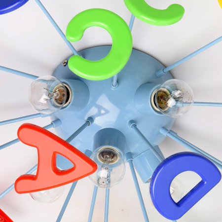 картинка Детский потолочный светильник с буквами Улыбка 365013705 от магазина BTSvet