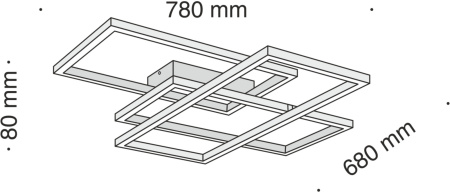картинка Потолочная люстра Line MOD015CL-L80W от магазина BTSvet