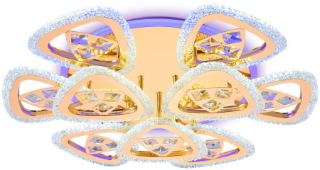 картинка Потолочная люстра светодиодная с пультом регулировкой цветовой температуры и яркости ночным режимом Acrylica FA2923 от магазина BTSvet