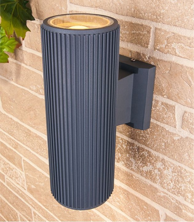 картинка Настенный светильник уличный 1403 TECHNO серый от магазина BTSvet