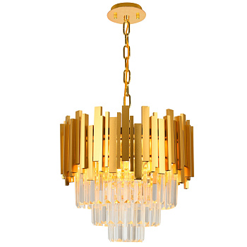 Подвесная люстра хрустальная VERTIGO 81440/6C GOLD