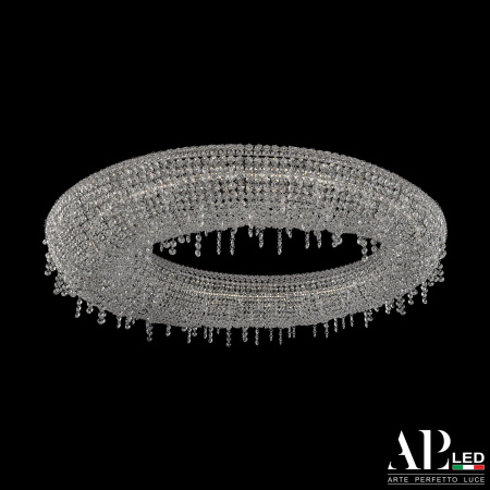 Подвесная/потолочная люстра хрустальная светодиодная Rimini S510.0.100.B.4000