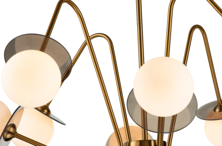 картинка Люстра потолочная на штанге Jazz V000166 (11020/8R Brass) от магазина BTSvet