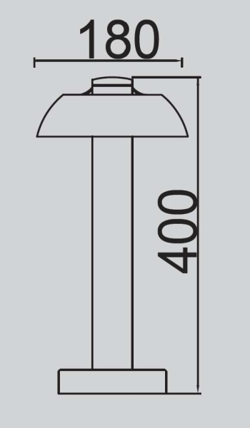 картинка Наземный светодиодный светильник IP54 W2252S-400 Gr от магазина BTSvet
