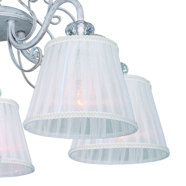 картинка Люстра 2 в 1 подвесная/потолочная с хрусталем Amanda 2150-5PC от магазина BTSvet