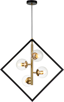 Люстра подвесная Faccetta V000106 (13005/A/4P Black)