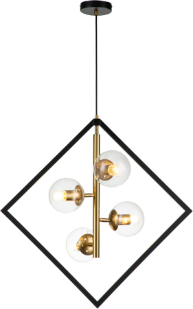 Люстра подвесная Faccetta V000106 (13005/A/4P Black)