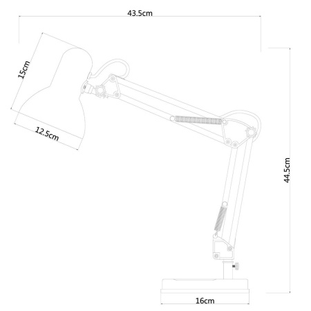 картинка Офисная настольная лампа Junior A1330LT-1WH от магазина BTSvet