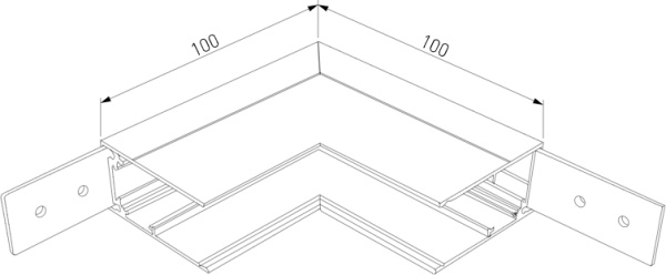картинка Коннектор угловой Slim Magnetic 85091/00 от магазина BTSvet