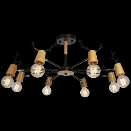 картинка Потолочная люстра для детской Sven 10024/8 Black от магазина BTSvet