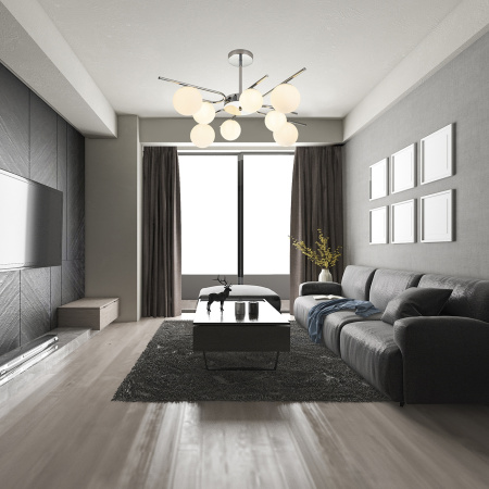 картинка Потолочная люстра на штанге Sphere 642/8P G9*40W Silver от магазина BTSvet