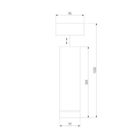 картинка Подвесной светодиодный светильник DLR023 12W 4200K белый матовый от магазина BTSvet