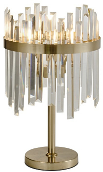 Интерьерная настольная лампа хрустальная с выключателем Melisa APL.747.04.01