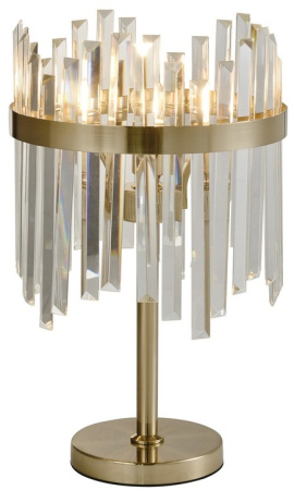 Интерьерная настольная лампа хрустальная с выключателем Melisa APL.747.04.01