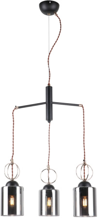 Подвесной светильник MD.0103-3-S BK+FGD