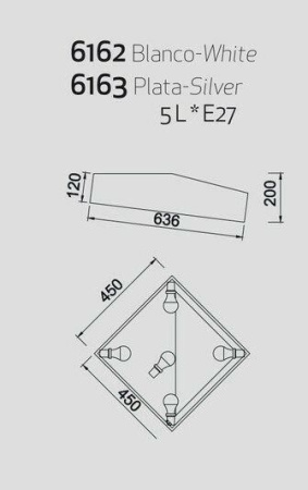 картинка Потолочный светильник Mini 6162 от магазина BTSvet