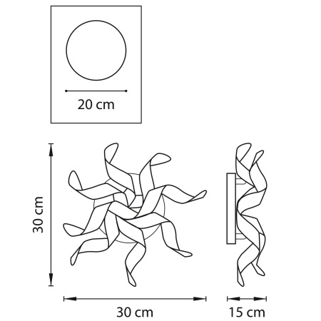 картинка Бра TURBIO 754648 от магазина BTSvet