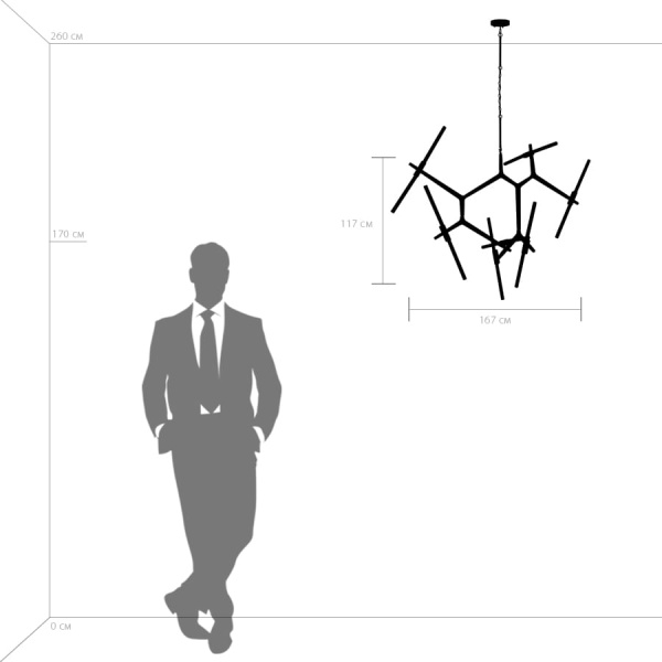 картинка Подвесная люстра Struttura 742143 от магазина BTSvet