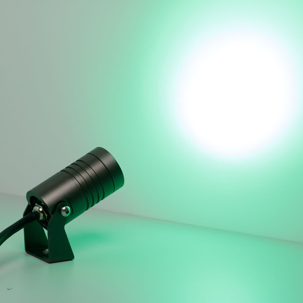 картинка Прожектор светодиодный KT-RAY-COLOR-R42-6W RGB (DG, 25 deg, 12V) (Arlight, IP67 Металл, 3 года) 028916 от магазина BTSvet