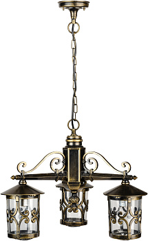 Уличный светильник подвесной FRANKFURT f15870/3 Gb