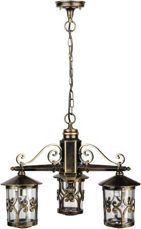 Уличный светильник подвесной FRANKFURT f15870/3 Gb