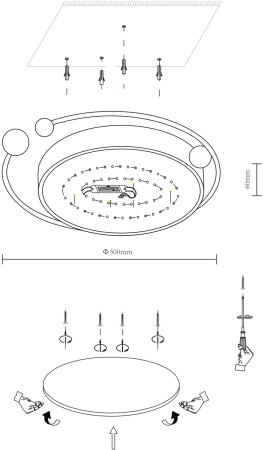 картинка Потолочный светильник 435-307-02 от магазина BTSvet