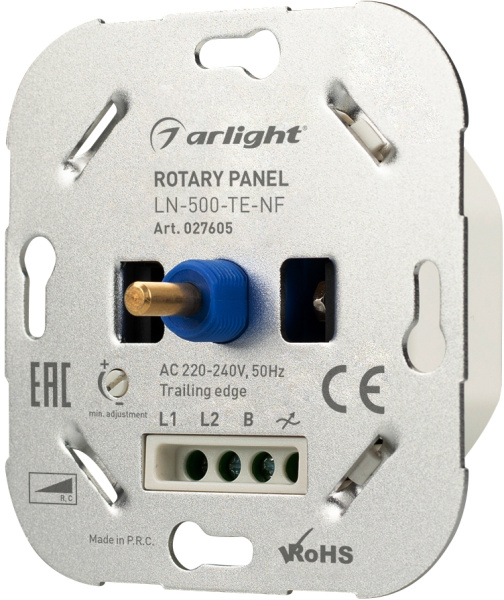 Панель роторная LN-500-TE-NF (230V, 2.2A) (Arlight, IP20 Металл, 3 года) 027605