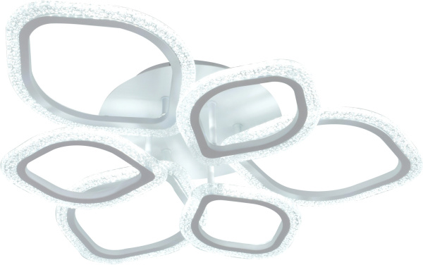 картинка Потолочная люстра светодиодная с пультом регулировкой цветовой температуры и яркости, ночным режимом и таймером Bubble 10251/6LED от магазина BTSvet