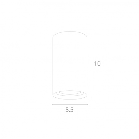картинка Точечный светильник A1516PL-1BK от магазина BTSvet