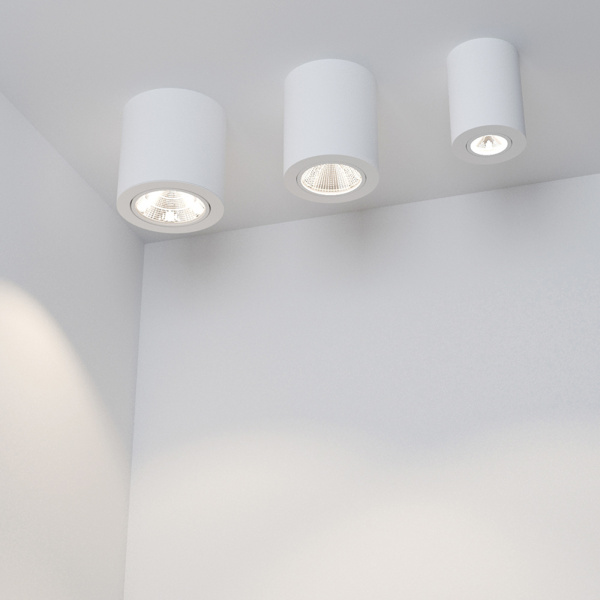 картинка Накладной светильник LED SP-FOCUS-R90-9W White (Arlight, IP20 Металл, 3 года) 021425 от магазина BTSvet
