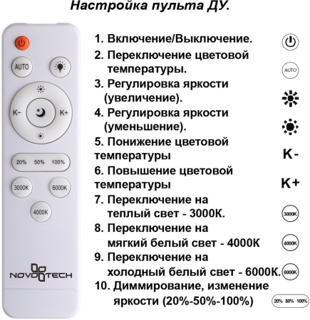 картинка Потолочная люстра светодиодная Calm 358924 от магазина BTSvet