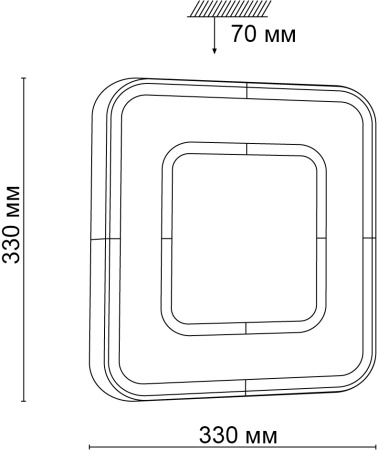 картинка Настенно-потолочный светильник светодиодный для ванной Arti 3047/CL IP43 от магазина BTSvet
