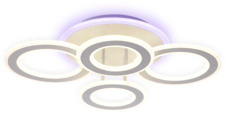 картинка Потолочная люстра светодиодная с пультом регулировкой цветовой температуры и яркости ночным режимом Acrylica FA8801 от магазина BTSvet