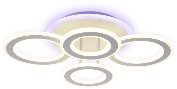 картинка Потолочная люстра светодиодная с пультом регулировкой цветовой температуры и яркости ночным режимом Acrylica FA8801 от магазина BTSvet