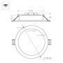 картинка Светильник встраиваемый LED DL-BL180-18W Warm White (Arlight, IP40 Металл, 3 года) 021441 от магазина BTSvet