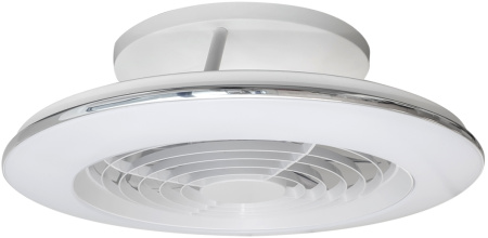 Потолочная люстра светодиодная с вентилятором с пультом и управлением смартфоном регулировкой цветовой температуры и яркости Alisio 7493