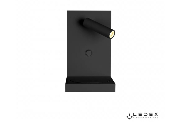 картинка Бра светодиодное с выключателем iCharge 1831A BK от магазина BTSvet