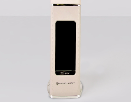 картинка Офисная настольная лампа светодиодная диммируемая с выключателем регулировкой цветовой температуры часами термометром и будильником Desk DE511 от магазина BTSvet