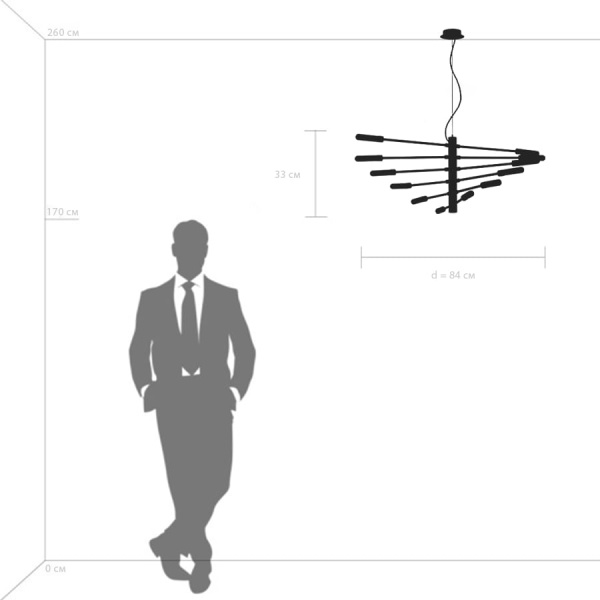 картинка Подвесная люстра Ragno 733127 от магазина BTSvet